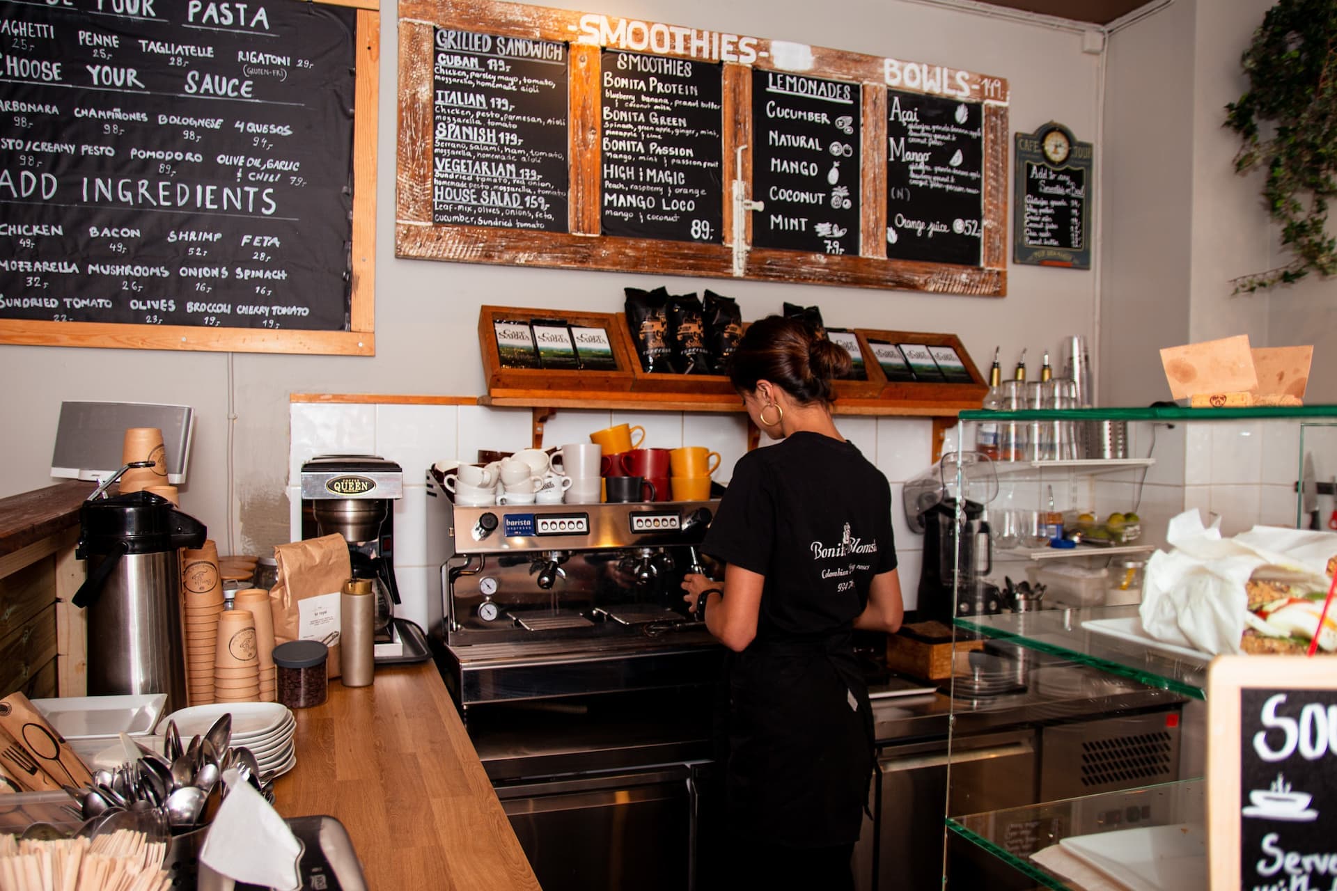 Coffee bar at Bonita